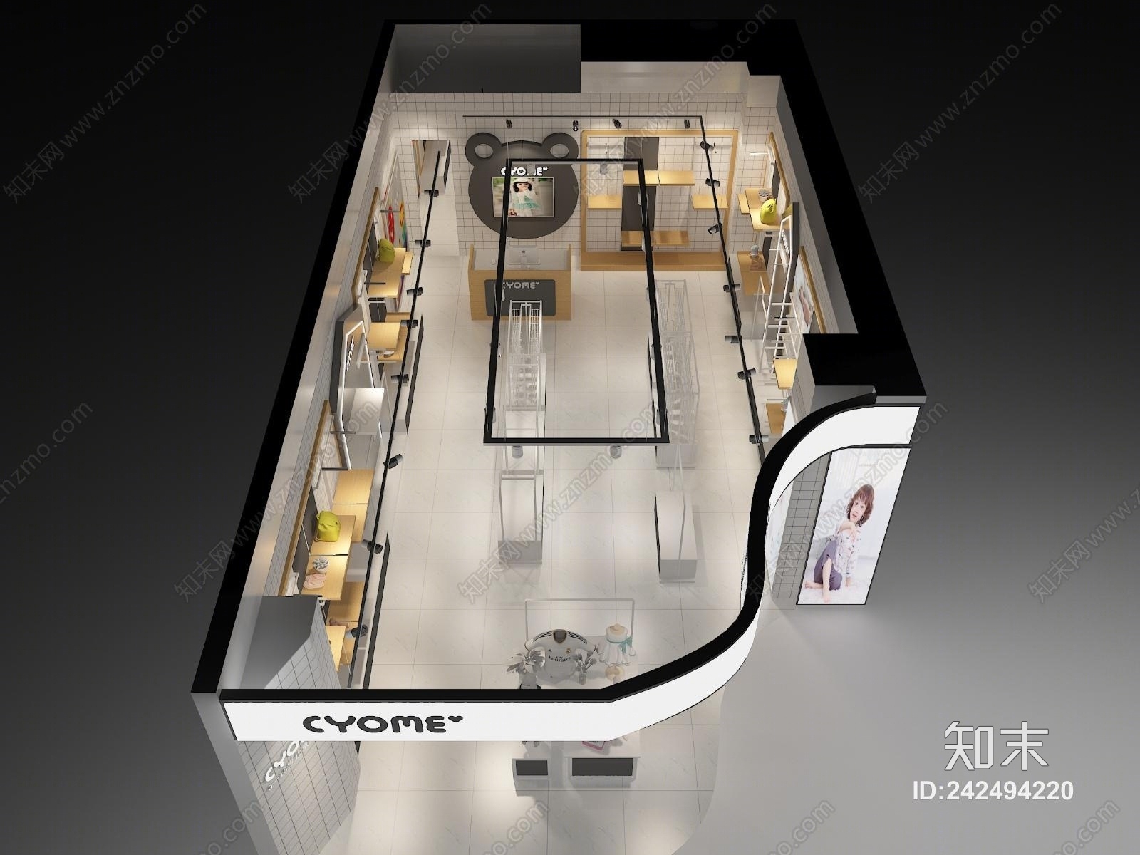现代母婴店3D模型下载【ID:242494220】