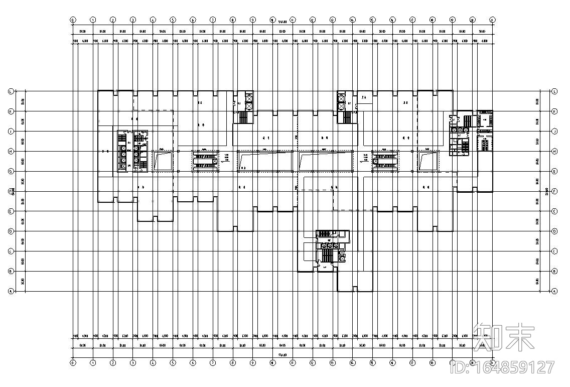 [浙江]宁波嘉和中心商住楼施工图cad施工图下载【ID:164859127】