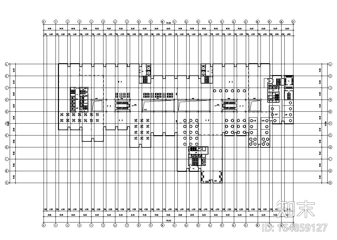 [浙江]宁波嘉和中心商住楼施工图cad施工图下载【ID:164859127】