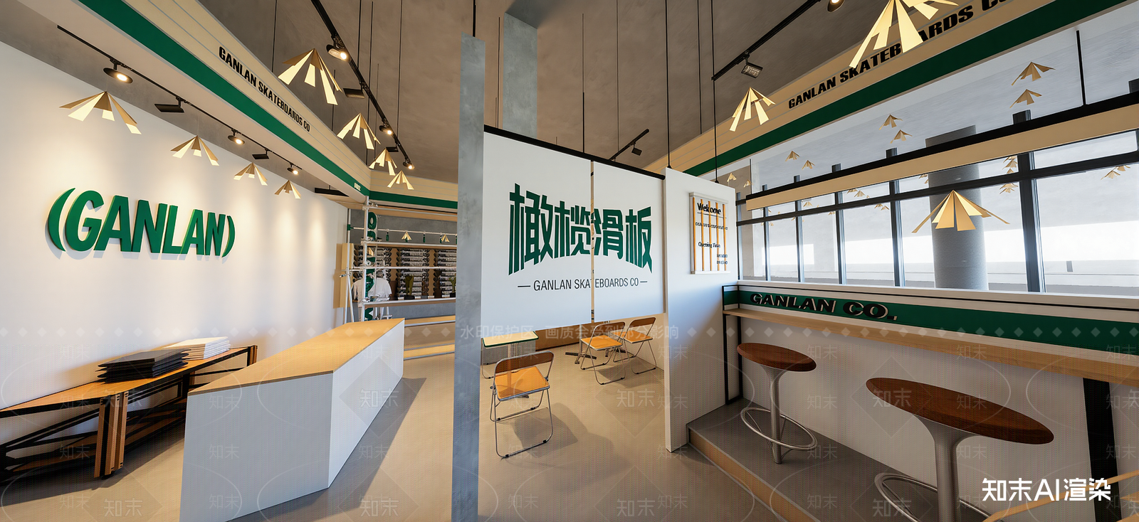 现代企业展厅SU模型下载【ID:1222226221】