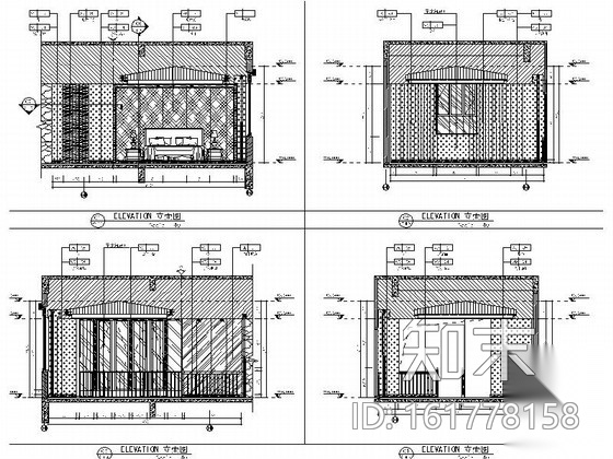 [西藏]LOFT样式两层户型酒店客房室内施工图施工图下载【ID:161778158】