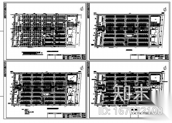 某钢材贸易商城景观全套图纸cad施工图下载【ID:167022100】