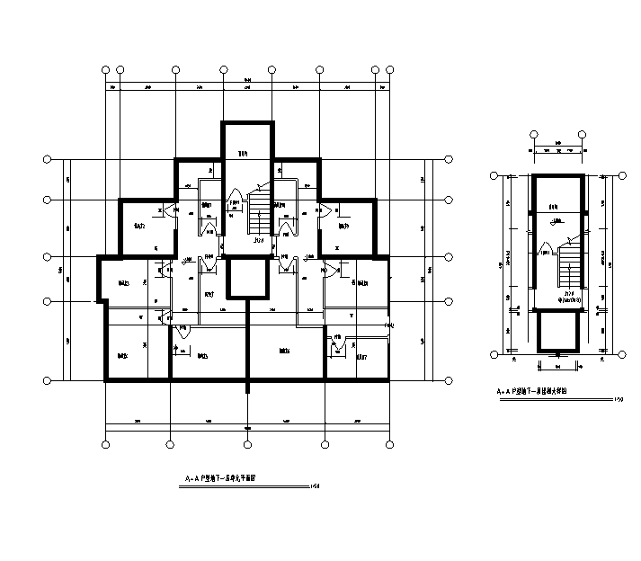 [宁夏]多层及高层住宅建筑施工图(含20多栋住宅楼建筑...cad施工图下载【ID:149777161】