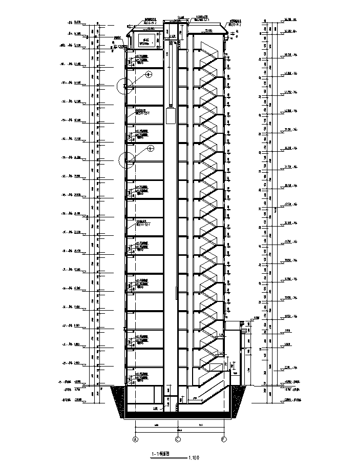 [宁夏]多层及高层住宅建筑施工图(含20多栋住宅楼建筑...cad施工图下载【ID:149777161】