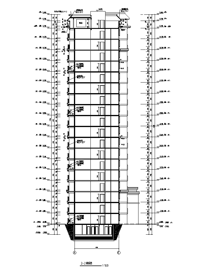 [宁夏]多层及高层住宅建筑施工图(含20多栋住宅楼建筑...cad施工图下载【ID:149777161】