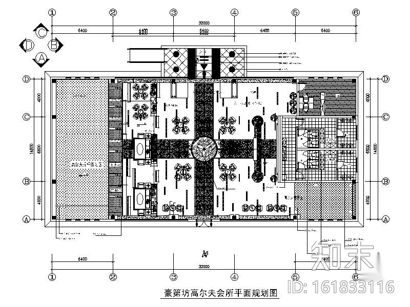 某高尔夫会所设计方案（含效果）施工图下载【ID:161833116】