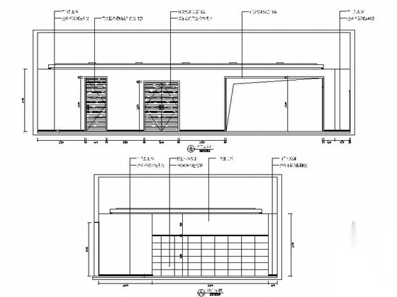 [安徽]简洁综合办公楼大会议室装修施工图cad施工图下载【ID:160705157】