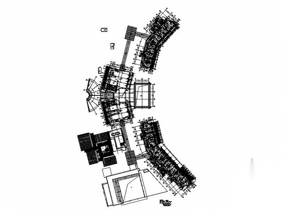 [海南]海棠湾奢华五星级度假酒店建筑施工图（图纸非常...施工图下载【ID:160731137】