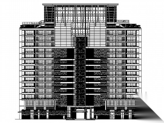 [海南]海棠湾奢华五星级度假酒店建筑施工图（图纸非常...施工图下载【ID:160731137】