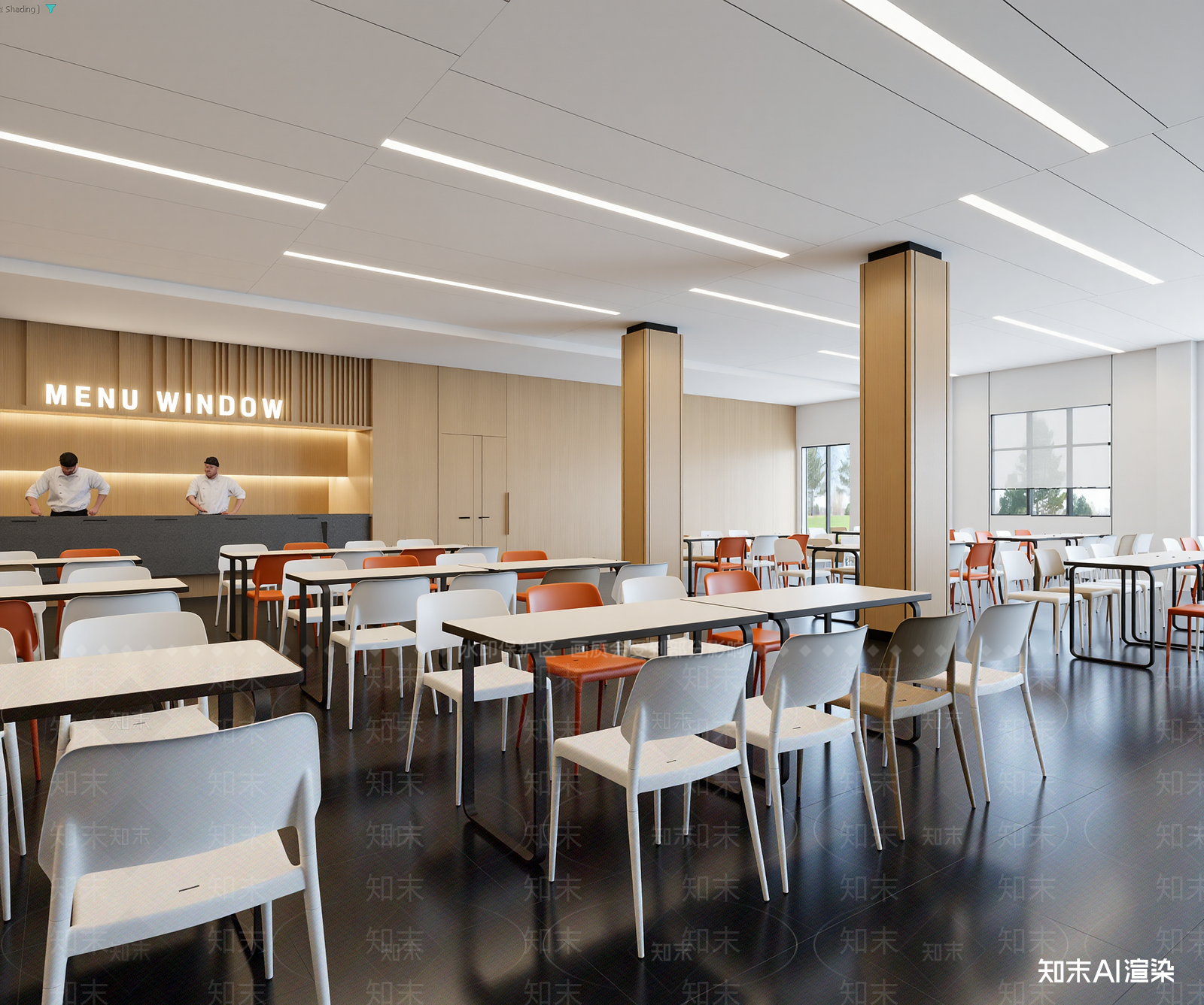 现代快餐店3D模型下载【ID:1213983355】
