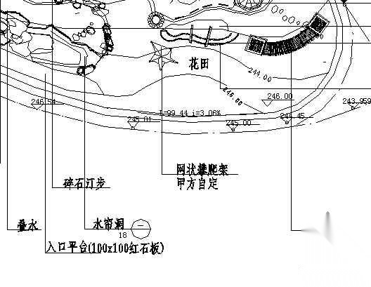 某小区景观设计平面图施工图下载【ID:161105100】