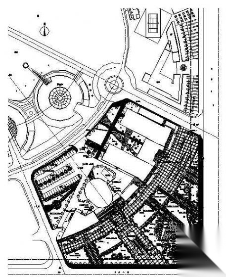 软件园广场景观全套施工图施工图下载【ID:161060194】