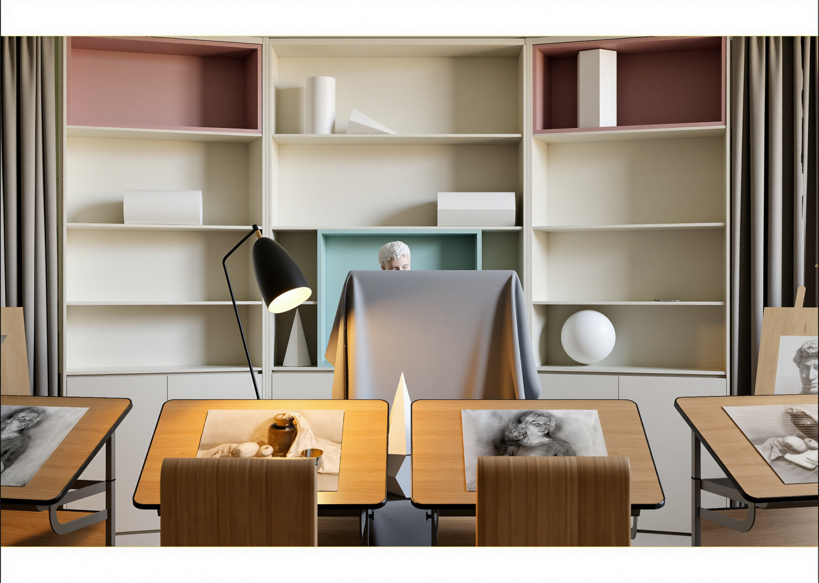 新中式家具展厅3D模型下载【ID:1215038439】