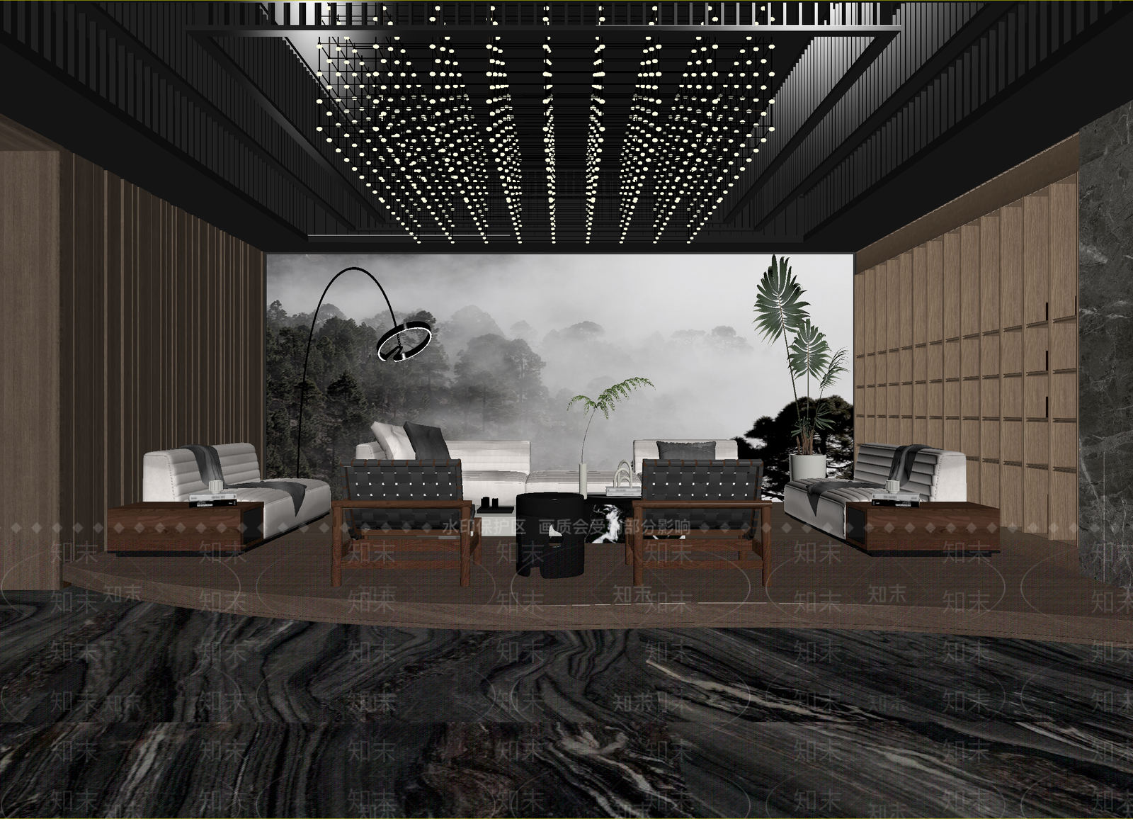 现代家具展厅3D模型下载【ID:1214713665】