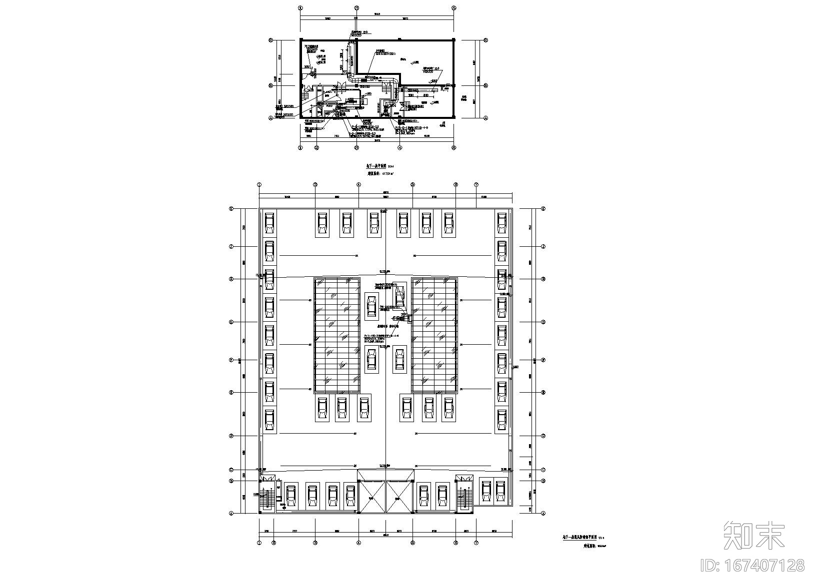 3层1万平办公楼多联机空调施工图施工图下载【ID:167407128】