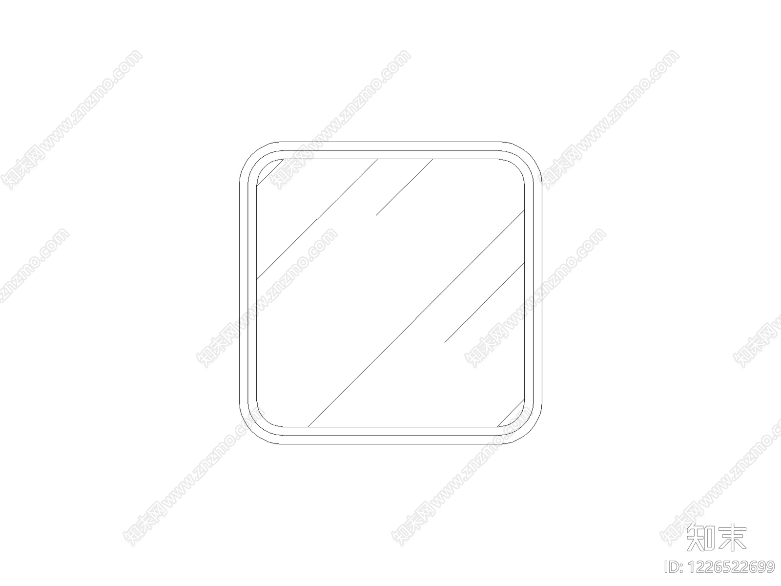 窗cad施工图下载【ID:1226522699】