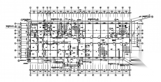 某营地医院建筑结构水电施工图cad施工图下载【ID:166552147】