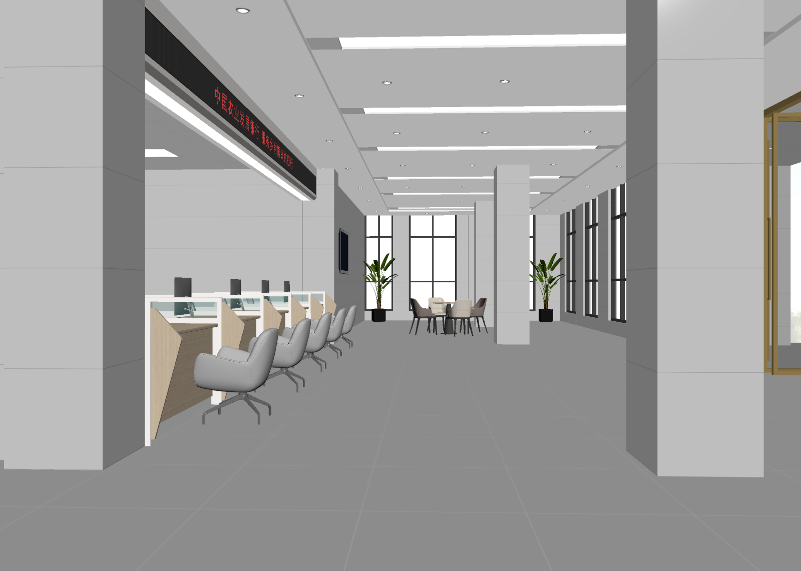 现代服务中心3D模型下载【ID:1214785137】
