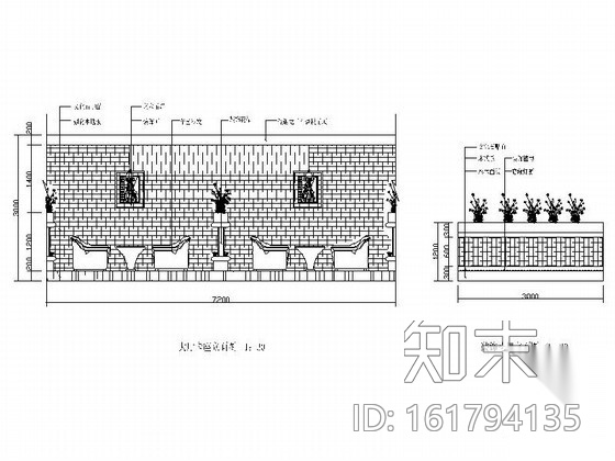 [四川]第二层茶楼室内装修图（含效果）cad施工图下载【ID:161794135】