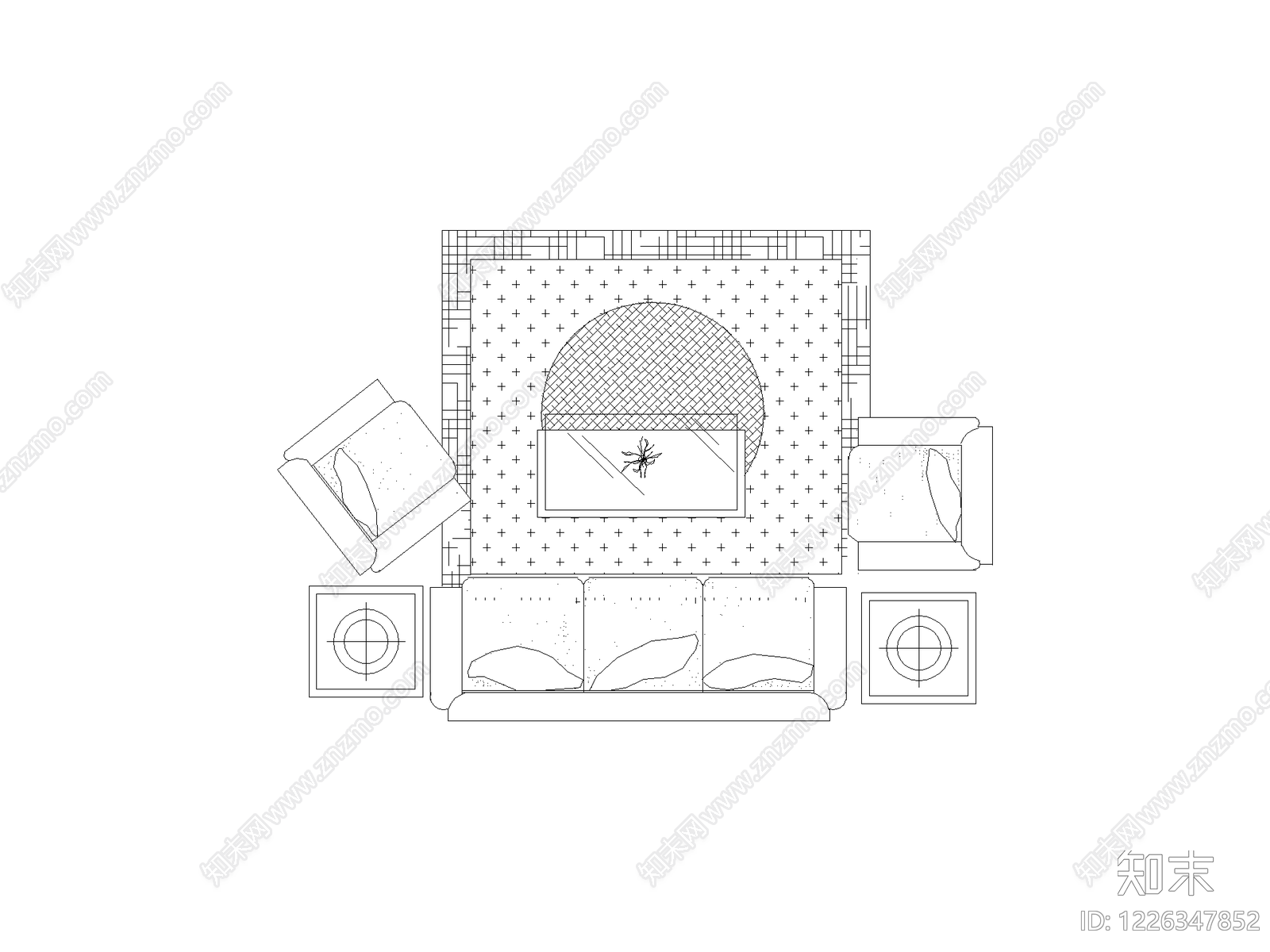 现代家装图库CAD图纸