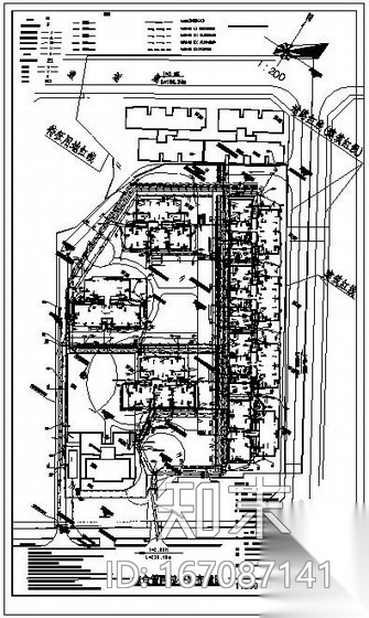 重庆某小区综合管网总平面图cad施工图下载【ID:167087141】