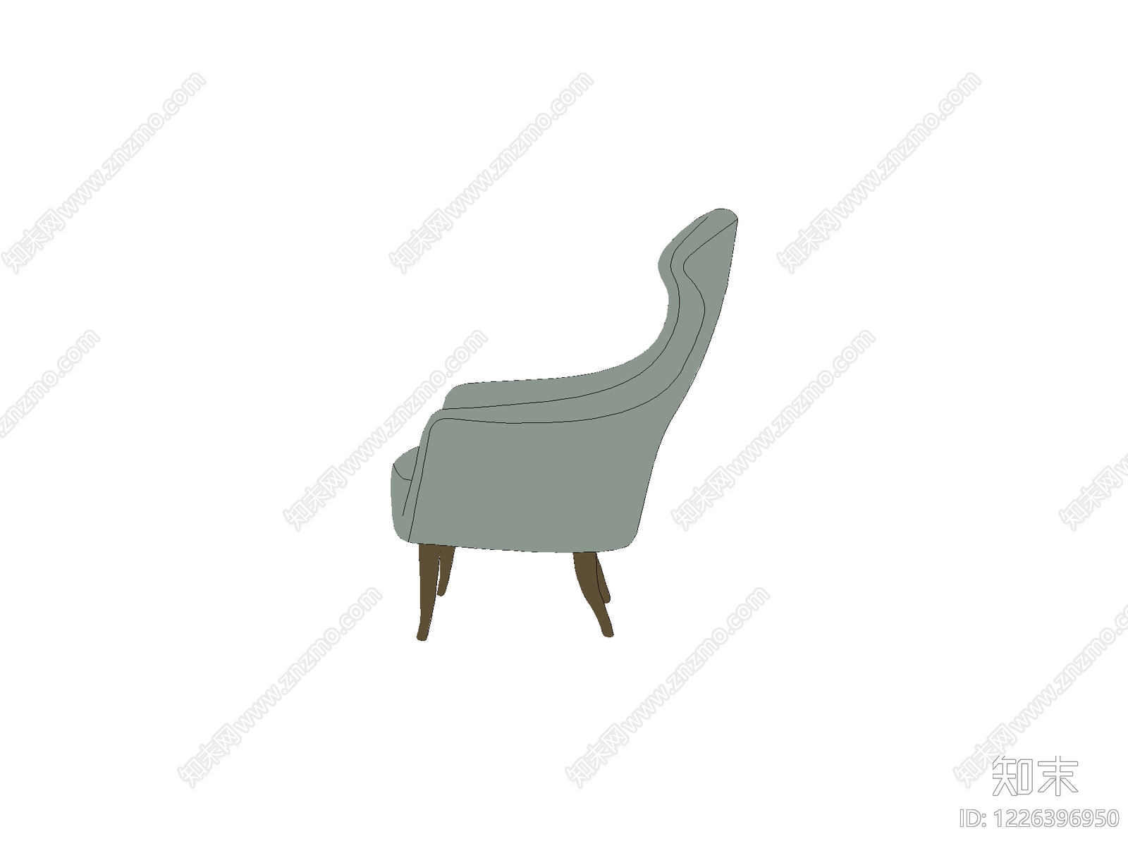 椅子cad施工图下载【ID:1226396950】