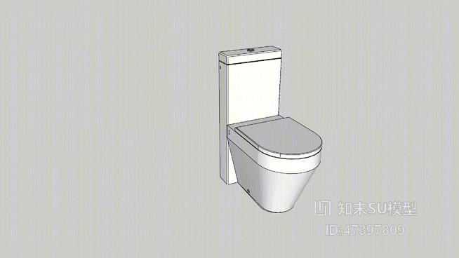 马桶SU模型下载【ID:717930115】