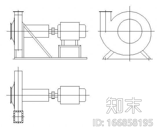 风机CAD图汇总cad施工图下载【ID:166858195】