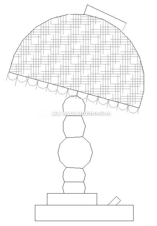 台灯cad施工图下载【ID:176021175】