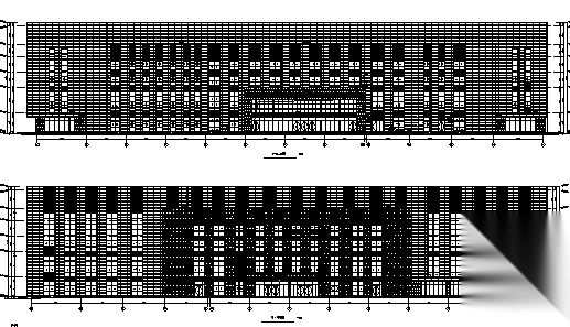 [安徽]某体育学院综合训练馆全专业施工图（含暖通、结...施工图下载【ID:160727156】
