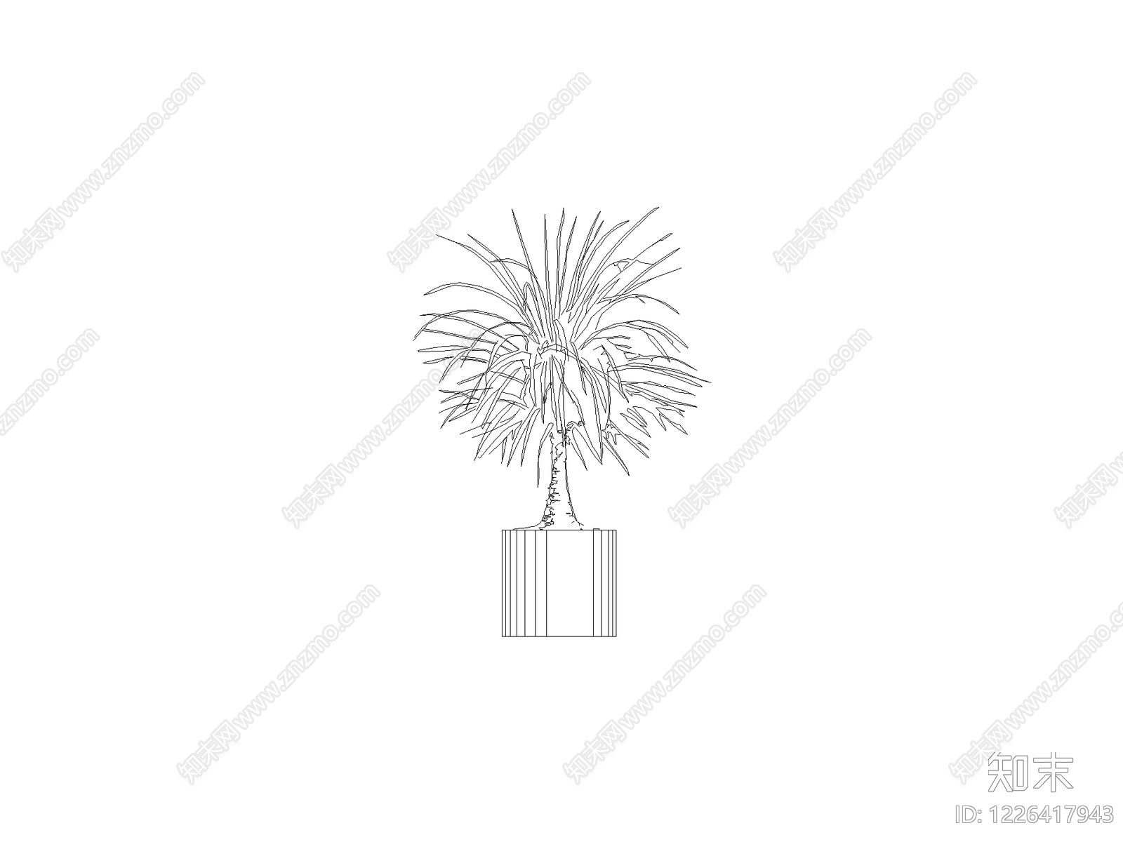 绿植cad施工图下载【ID:1226417943】