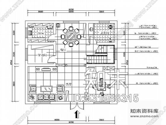 施工图湖南两层屋顶简欧欧式别墅设计图cad施工图下载【ID:531988315】