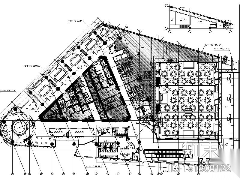 [南京]某酒店宴会厅施工图施工图下载【ID:161800122】