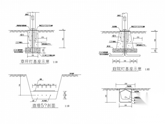 [成都]城市滨水广场景观设计施工图cad施工图下载【ID:161017188】