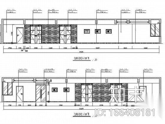 [浙江]综合性开发区现代风格办公室CAD室内装修施工图cad施工图下载【ID:166408181】