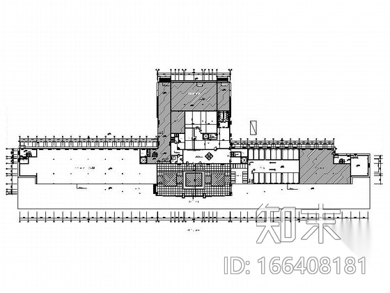 [浙江]综合性开发区现代风格办公室CAD室内装修施工图cad施工图下载【ID:166408181】