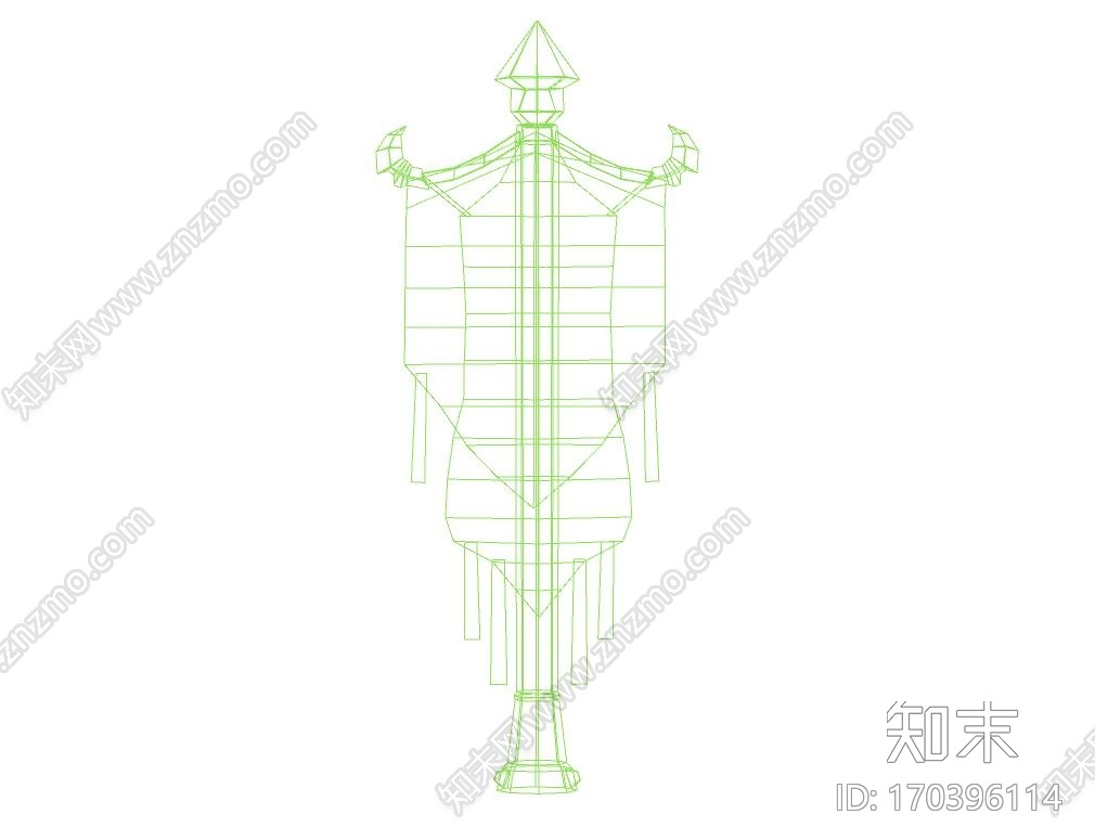 游戏模型旗子CG模型下载【ID:170396114】