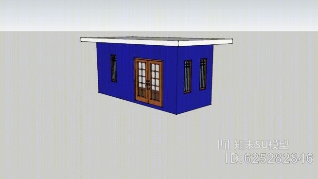 8X20集装箱房SU模型下载【ID:625282846】