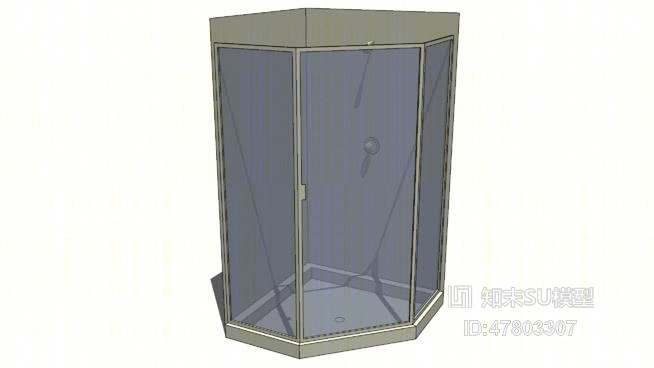 淋浴间SU模型下载【ID:719330784】