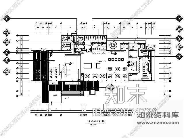 施工图成都某现代售楼处施工图含效果cad施工图下载【ID:532074730】