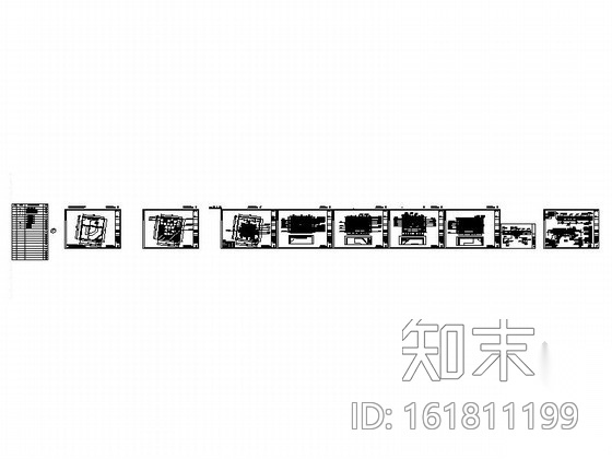 [厦门]高档量贩式KTV包厢室内装修施工图cad施工图下载【ID:161811199】