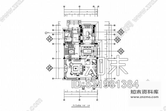 施工图南通沿海城市化示范区豪华欧式三层联排别墅装修图含实景图cad施工图下载【ID:531981384】