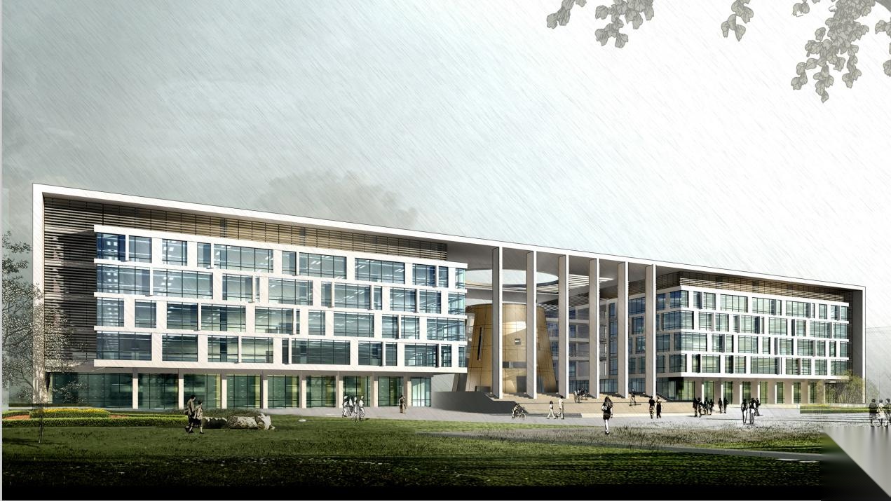 [云南]三层现代风格高等专科学校新校园建筑设计方案文本cad施工图下载【ID:166431166】
