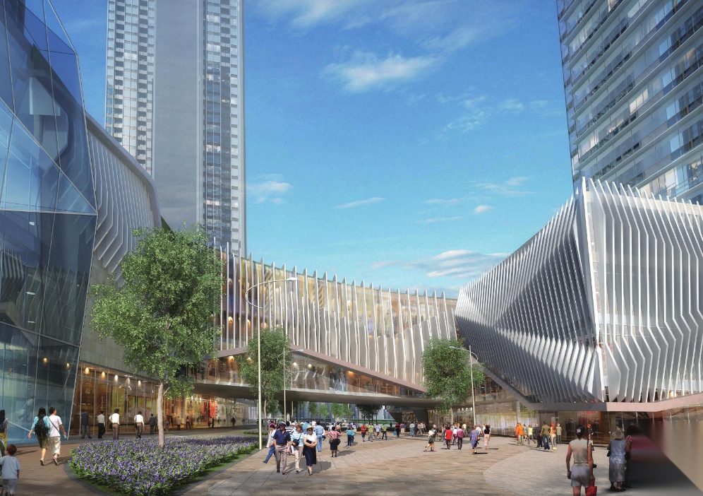 [成都]华阳西乡商业中心城市投标文本cad施工图下载【ID:168309168】