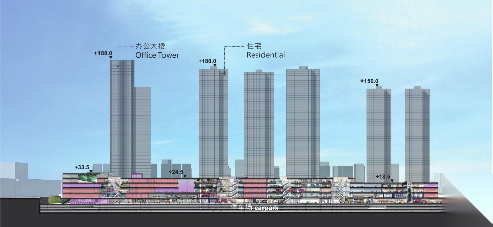 [成都]华阳西乡商业中心城市投标文本cad施工图下载【ID:168309168】