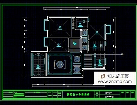 一套中式风格家装施工图纸cad施工图下载【ID:36908565】