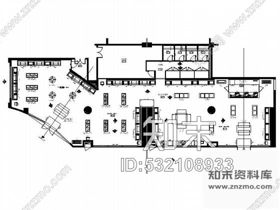 施工图成都英国某奢侈品牌店铺设计施工图cad施工图下载【ID:532108933】