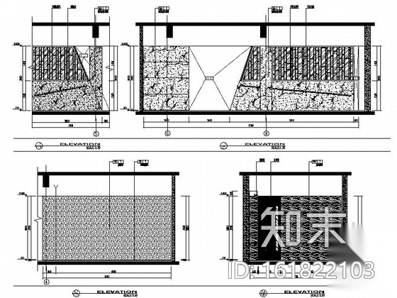 [北京]精品时尚中式风格温泉会所室内装修施工图（含效果...cad施工图下载【ID:161822103】
