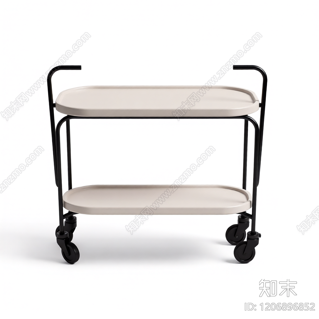 双层手推车3D模型下载【ID:1206896852】