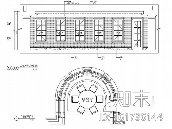 [重庆]高档简欧双层别墅样板房装修图（含效果）cad施工图下载【ID:161736144】